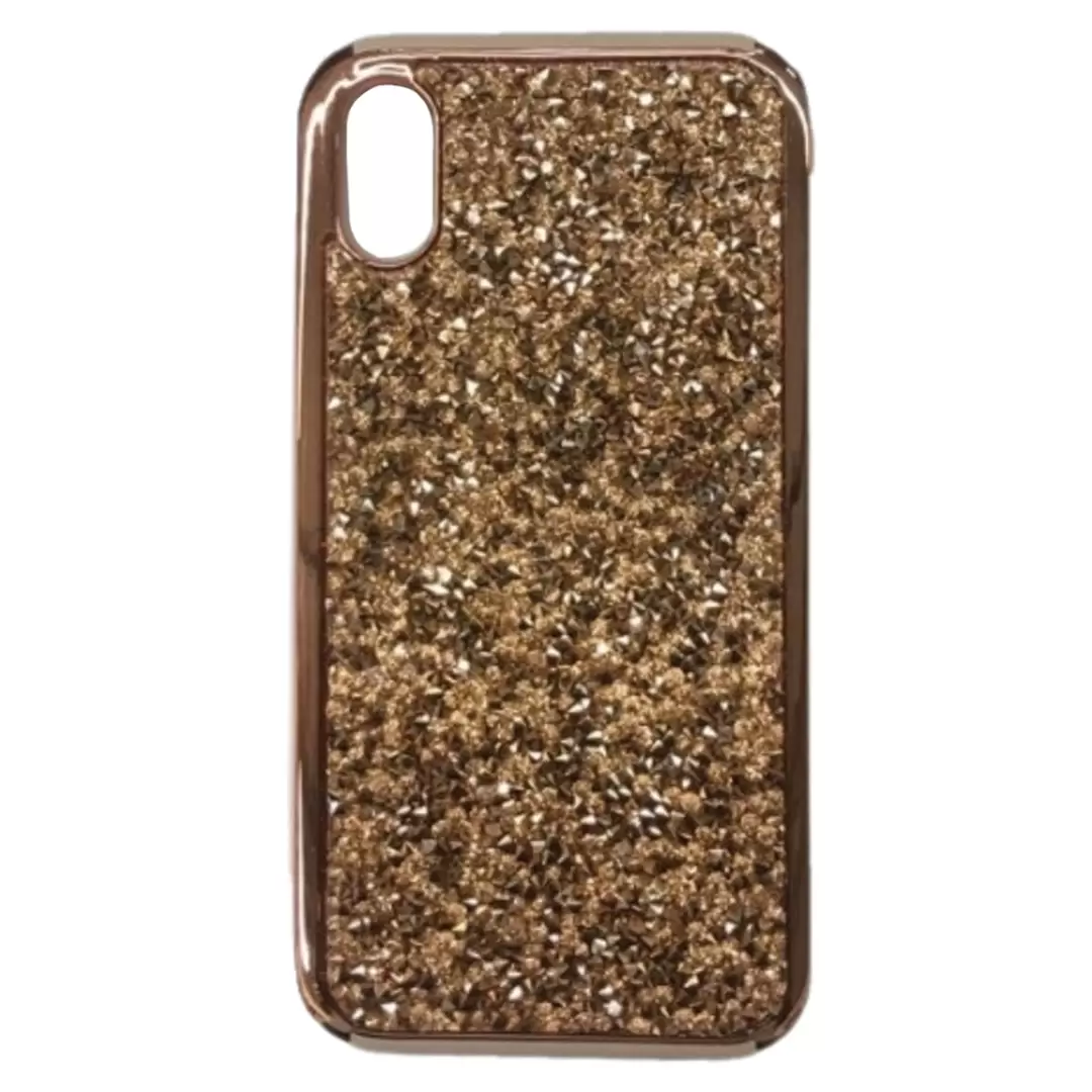 iPhone XS Max Glitter Bling Case Gold